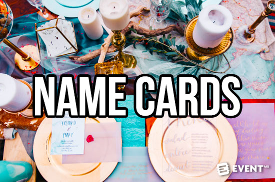place setting name cards